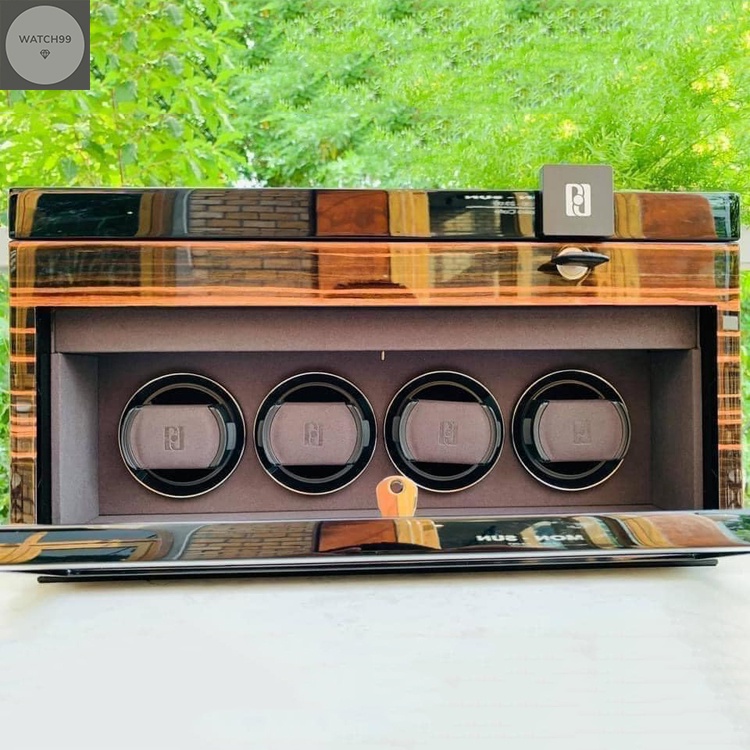 Hộp Xoay Đồng Hồ Cao Cấp 4 xoay 6 tĩnh Paul Design Phiên Bản Gentlmen 4+6 Chính Hãng