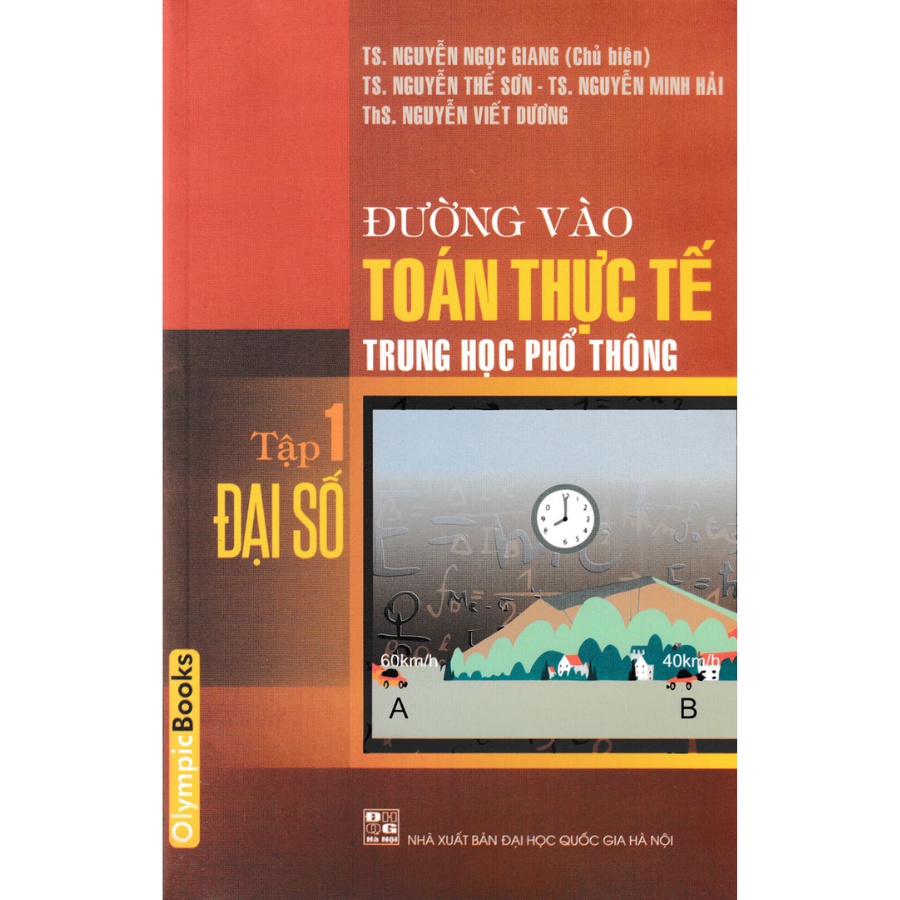 Sách - Combo Đường Vào Toán Thực Tế Trung Học Phổ Thông (Bộ 3 Tập) - ( OB )