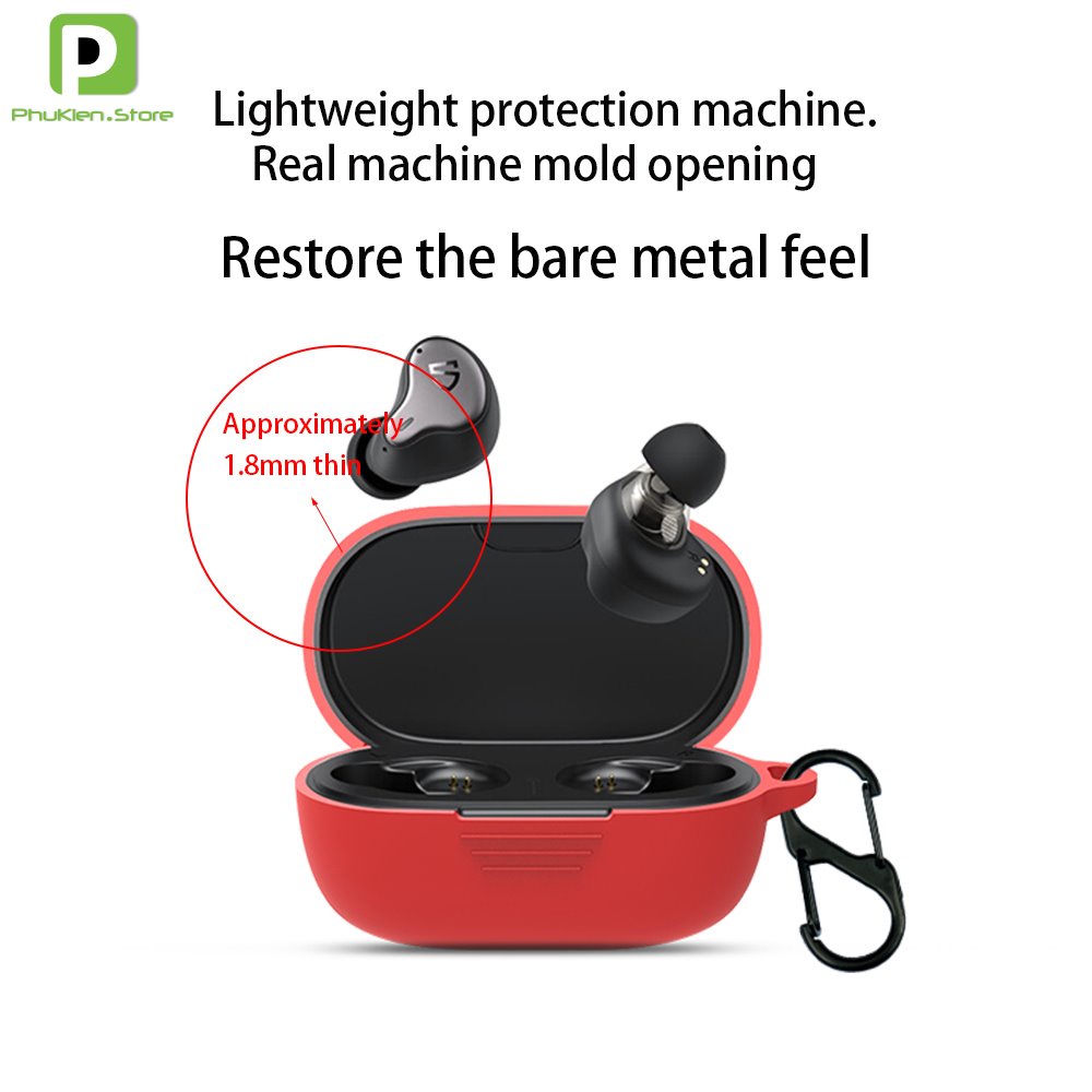 Case silicone cho Tai nghe Bluetooth Earbuds H1/ Earbuds TRUENGINE 3SE