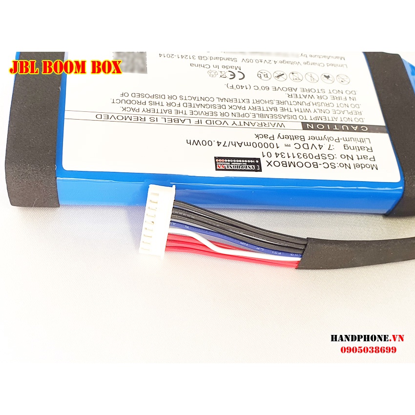 Pin cho loa Bluetooth JBL Boom Box 7.4V 10.000mAh