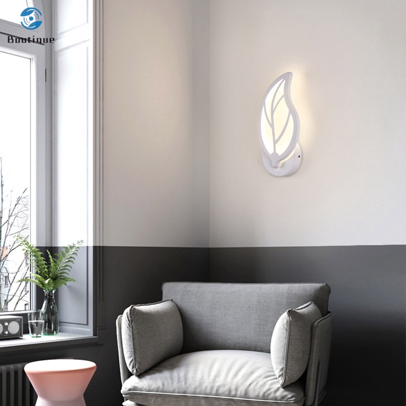 Đèn Led Gắn Tường Hình Chiếc Lá Đơn Giản