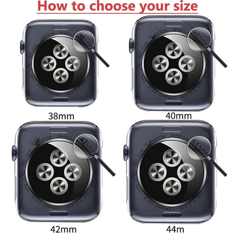 Ốp Dây Đeo Bằng Thép Không Gỉ 38mm 42mm Cho Apple Watch 7 45MM 44mm 40mm SE Series 6 5 4