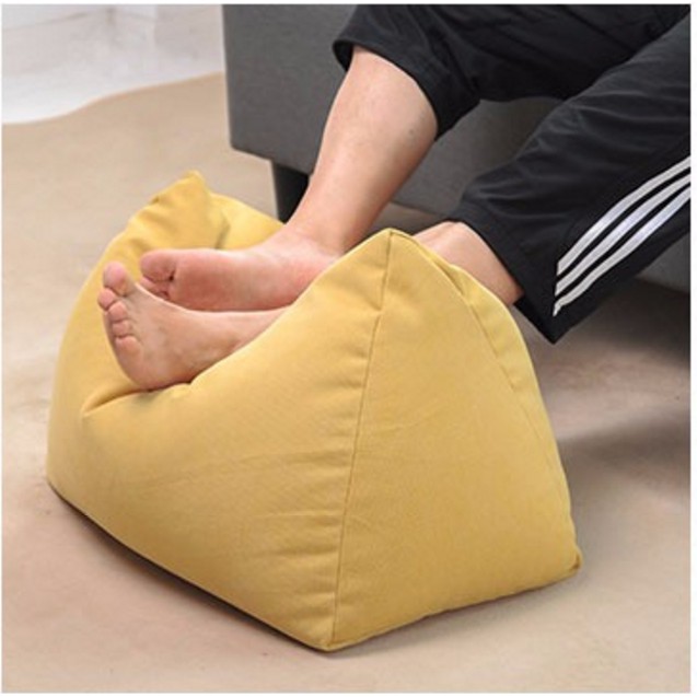 Ghế beanbag hình tam giác mini- Đã gồm hạt bean- Có sẵn-Đôn gác chân - Gối dựa lưng- tiện ích, nhiều công dụng