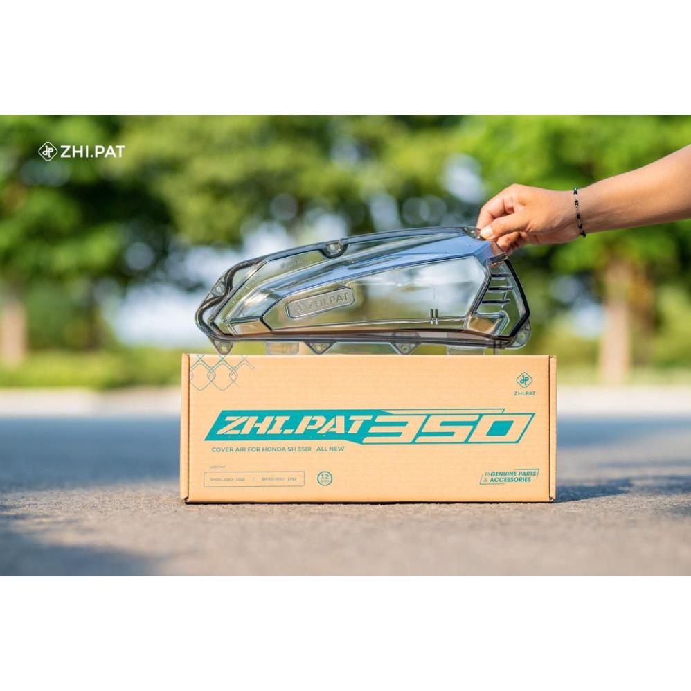 Ốp bầu lọc gió (Pô E), ốp pô Air SH350I trong suốt nhựa PC cao cấp Zhi.pat chính hãng