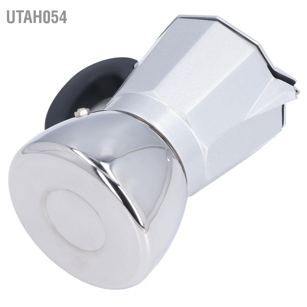Utah054 Máy pha cà phê Stovetop 6 cốc Moka Pot Bình thơm ngon cho văn phòng bếp tại nhà