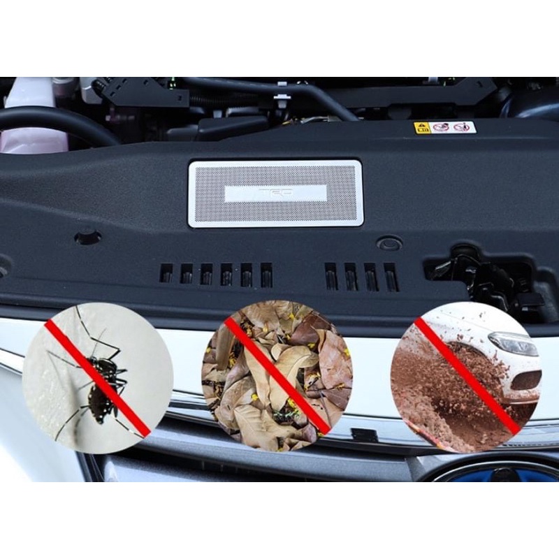 Lưới ngăn chuột,côn trùng, ngăn rác lỗ thông gió động cơ cho xe Toyota Camry 2019-2022