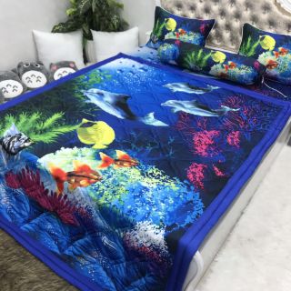 Drap thun cotton 5D lạnh Thái Lan nhập khẩu cao cấp