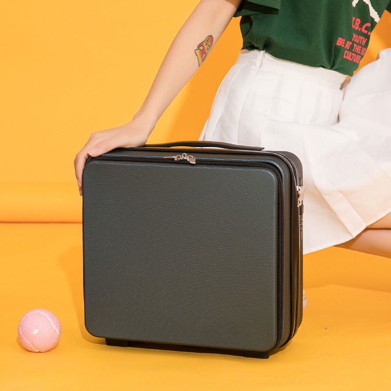 ❅ Nắp mở phía trước Vali 16 inch Vali nhỏ xách tay xu hướng thời trang với khóa mật khẩu