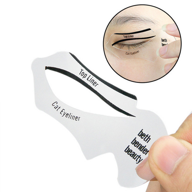 [Hàng mới về] Dụng cụ hỗ trợ vẽ lông mày / mắt mèo tiện dụng