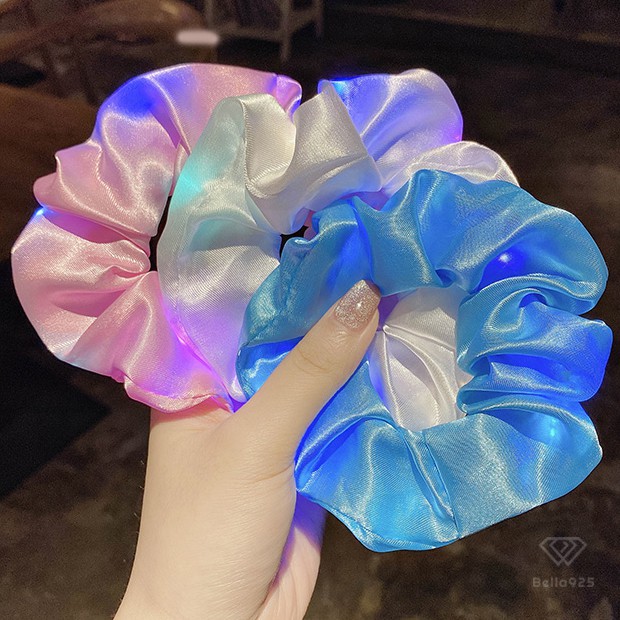 Dây buộc tóc Bella925 đèn led phát sáng cá tính scrunchies nữ