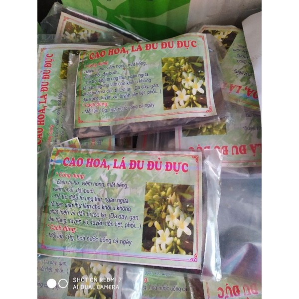cao hoa lá đu đủ đực 100g