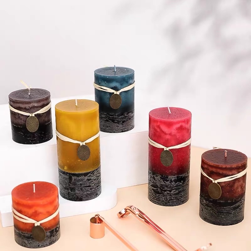 Nến thơm phòng ngủ phong cách Bắc Âu cổ điển không khói, trang trí phòng ngủ, phụ kiện chụp ảnh siêu xinh