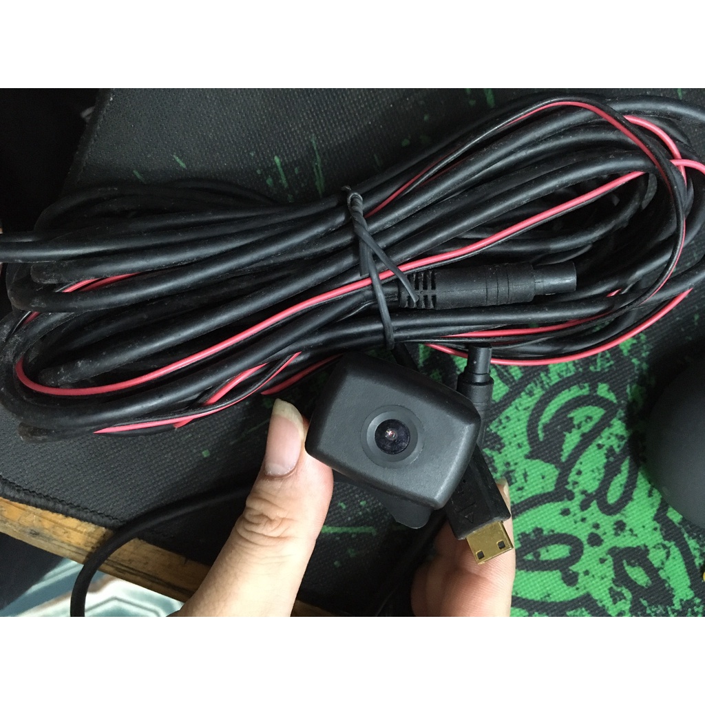 CHÍNH HÃNG, QUA SỬ DỤNG Camera lùi lắp cho camera hành trình jack 2.5, 5 chân, dây tín hiệu dài 5.5m mini hdmi 4 chân