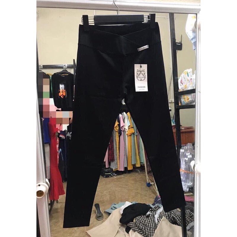 Quần bầu dài LEGGING chất COTTON CO GIÃN 4 CHIỀU, THẤM HÚT MỒ HÔI, êm ái, không bai xù, thoải mái Q06