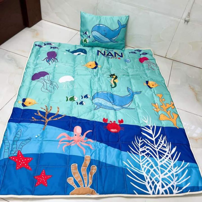 bộ  nệm  gối cá voi quà  tặng sữa Nan