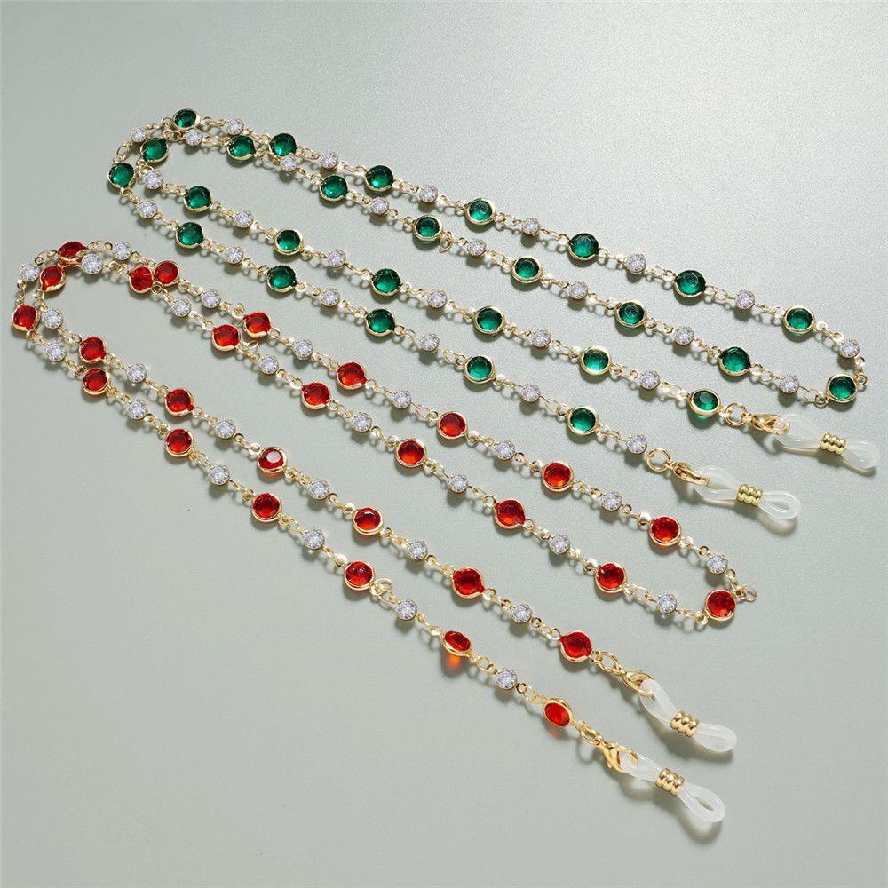 Dây Chuỗi Hạt Dài Gắn Mắt Kính Thời Trang Cho Nam Và Nữ