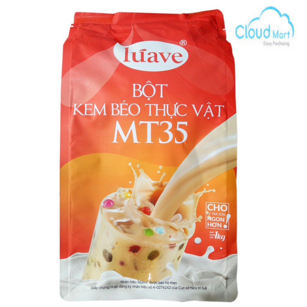 Bột Kem Béo Thực Vật Luave MT35 1kg - Nguyên liệu pha chế CLOUD MART