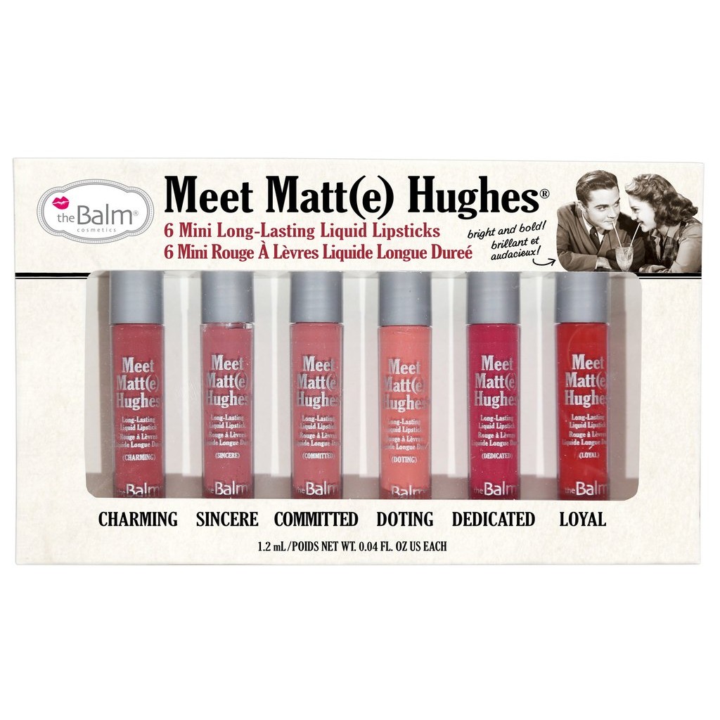 Son kem lì The Balm Meet Matte Hughes Lip Color minis