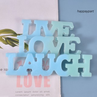 Qtryp_live love laugh letter design diy room hanging doorplate decor - ảnh sản phẩm 5