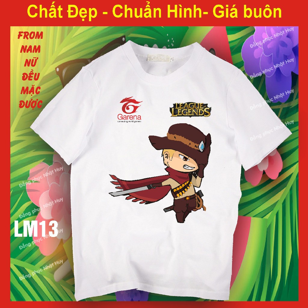 áo thun game Liên minh huyền thoại lol LM1, chất đẹp, bao đổi trả,phông, yasuo, teamo,leesin, tôn ngộ không