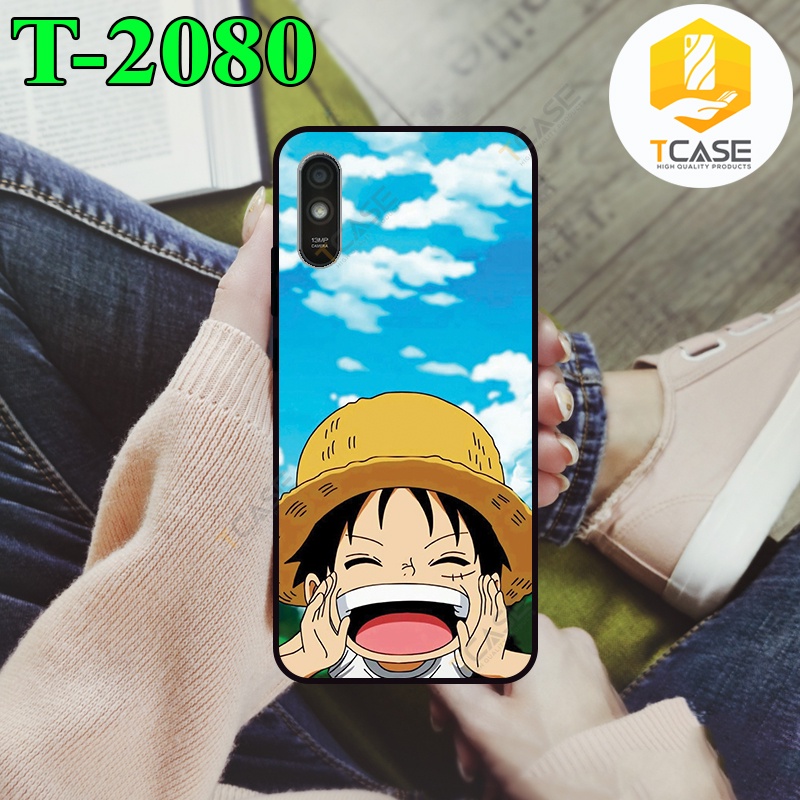 Ốp lưng nhám chống sốc in hình dành cho Xiaomi Redmi 9A in hình nhân vật hoạt hình one piece