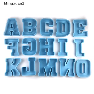 Khuôn silicone 26 chữ cái 26 ngăn tạo hình chữ cái cho trang trí