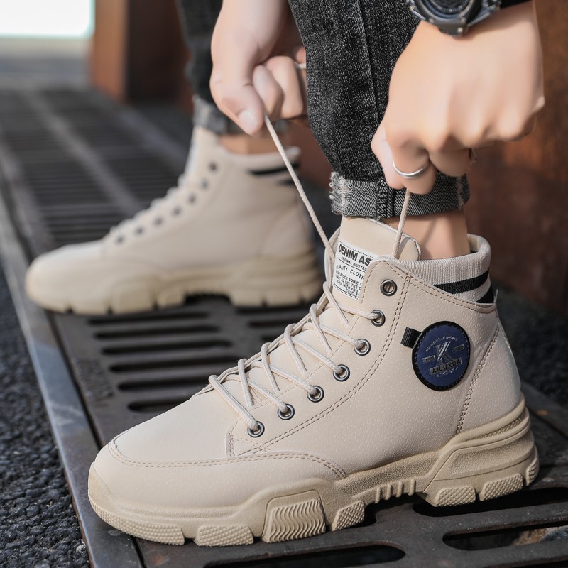 [Mã FAGREEN245 giảm tới 30K đơn 99K] Giày cao cổ nam Denim ARS dáng thể thao thời trang đẹp | BigBuy360 - bigbuy360.vn