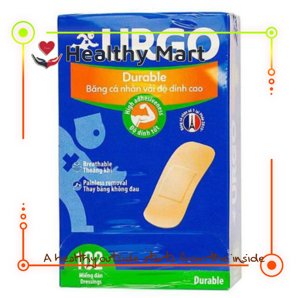 ✔️️️Băng Cá Nhân Tăng Cường Độ Dính Urgo Durable