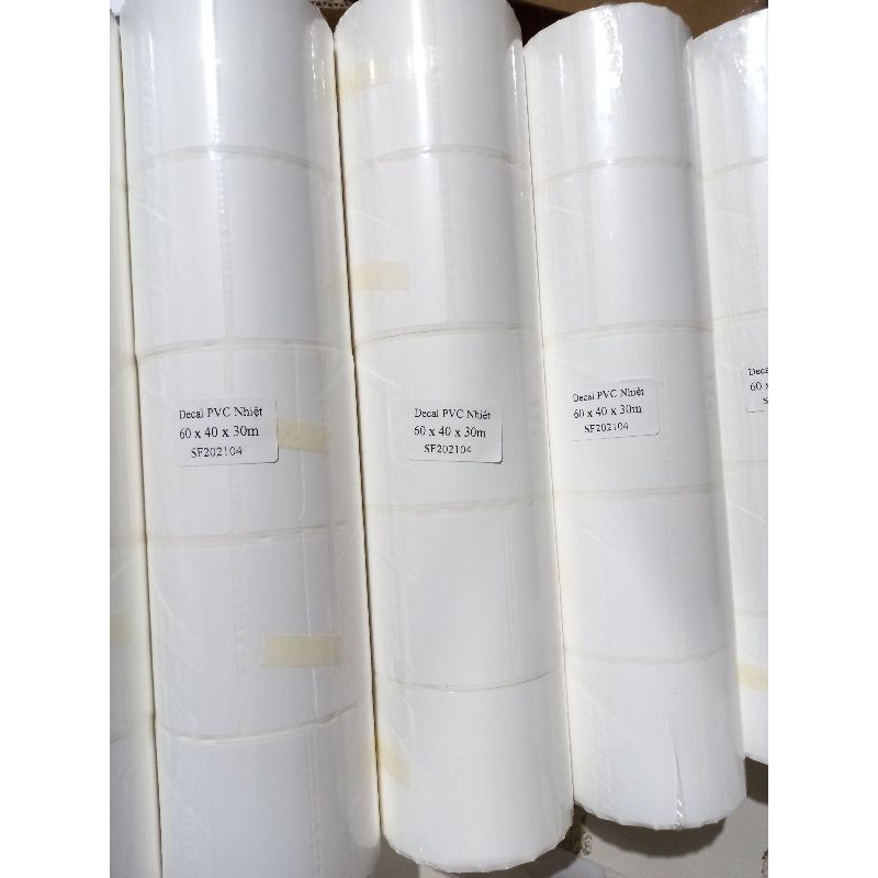 60x40 DECAL PVC .DECAL GIẤY  IN NHIỆT  700TEM