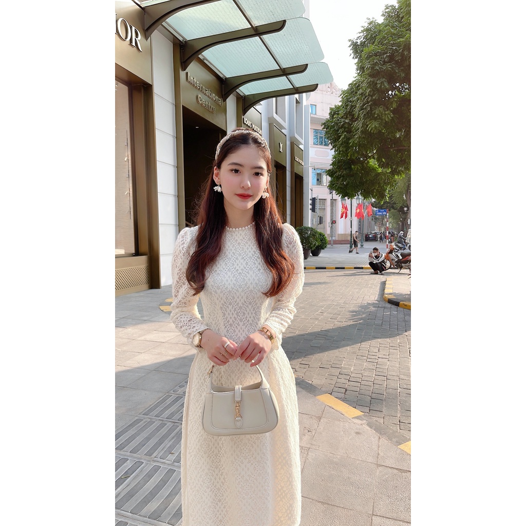 Áo dài ren Almira thời trang nữ by MULLET