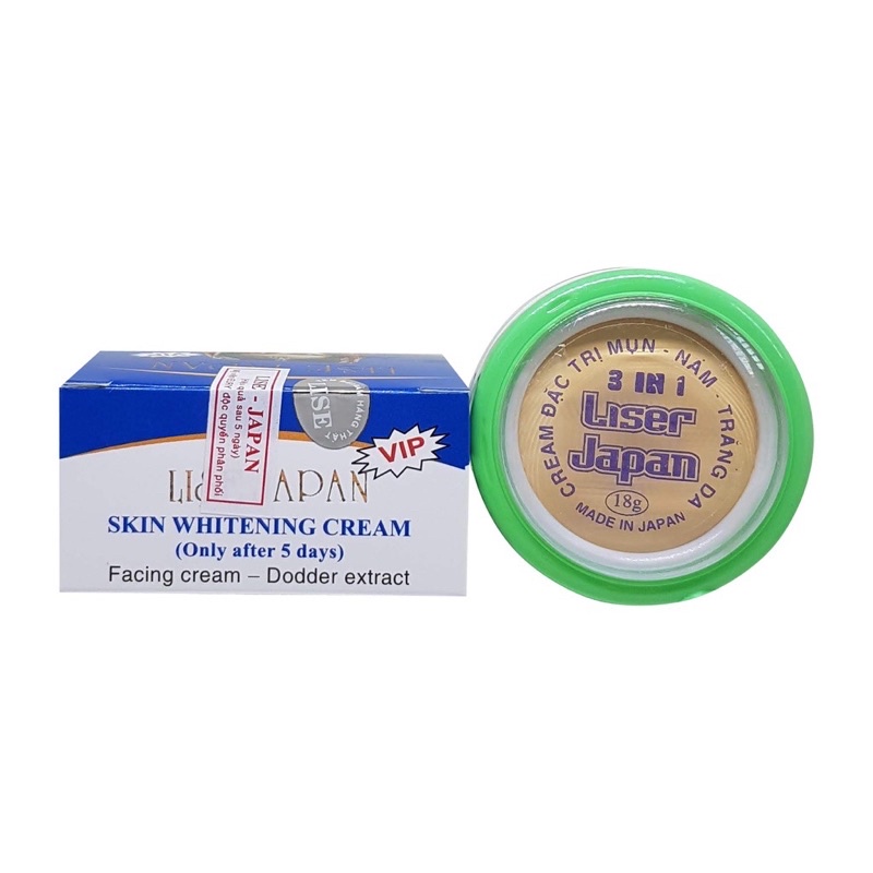 lẻ hủ 18g kem Lise japan cô gái ấn độ