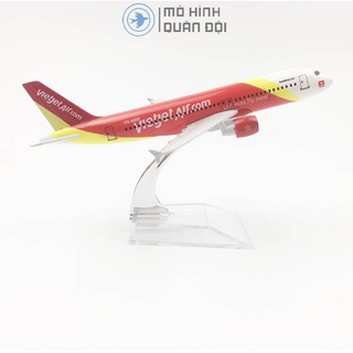 Mô hình VietJet Air 16cm Hợp kim
