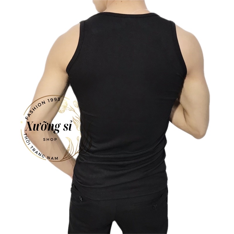 ÁO THUN BODY 3 LỖ NAM , ÁO SÁT NÁCH , CỔ VUÔNG from ôm dáng chuẩn GYM giá sĩ sale 3L01