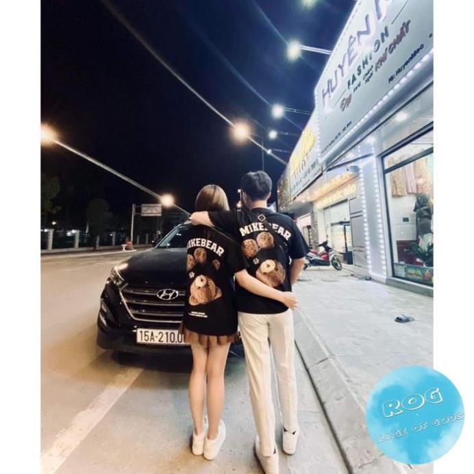 Áo thun tay lỡ MIKEBEAR Streetwears SG , Áo thun unisex nam nữ from rộng oversize chất liệu cotton