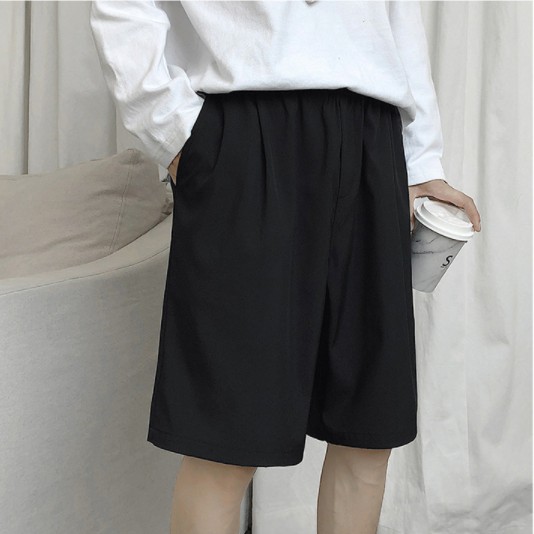 Quần đùi form rộng nam nữ unisex, quần short nam nữ Hàn Quốc dễ phối đồ phong cách