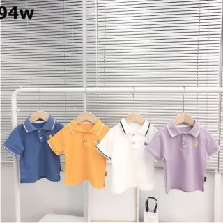 Áo phông polo xuất Hàn bé trai