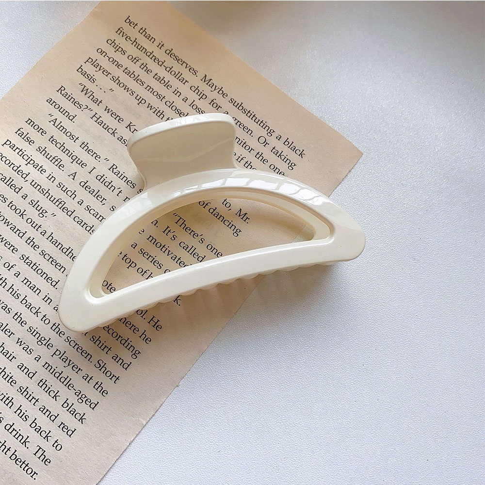 Kẹp Tóc Đuôi Ngựa Bằng Nhựa Acrylic Nhiều Màu Sắc Phong Cách Hàn Quốc Cổ Điển Thời Trang Cho Nữ