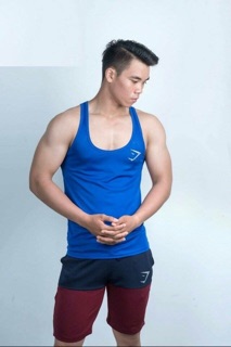 Áo gym shark nam body