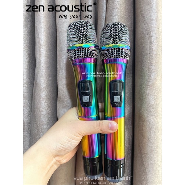Vỏ Tay Mic Không dây Da Cá Titan 7 Màu, Óng Ánh, Đẹp Mê