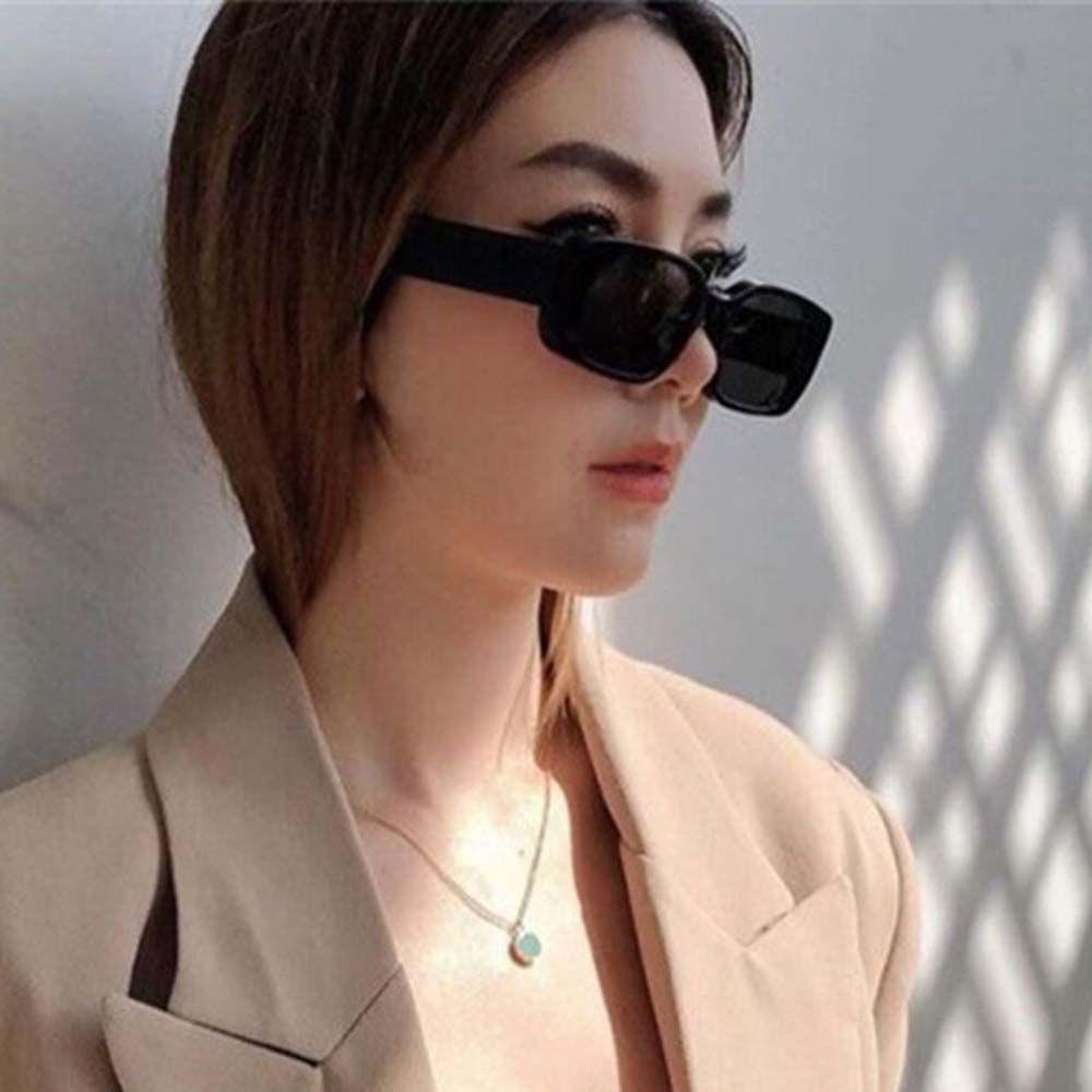 Kính Mát Hình Chữ Nhật Chống Tia UV400 Thời Trang Mùa Hè