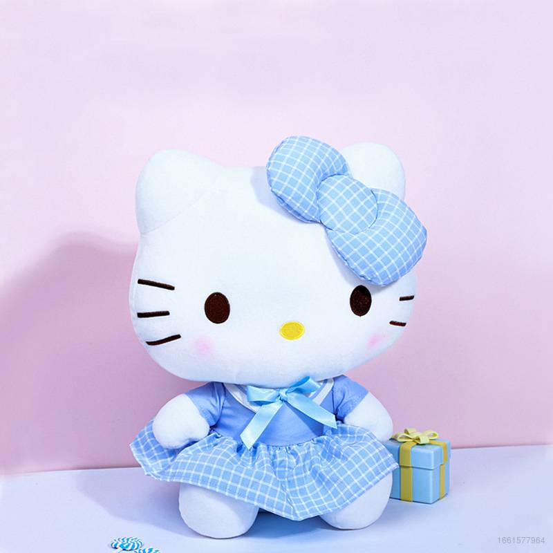 SANRIO Thú Nhồi Bông Hình Mèo Hello Kitty 33cm Dễ Thương