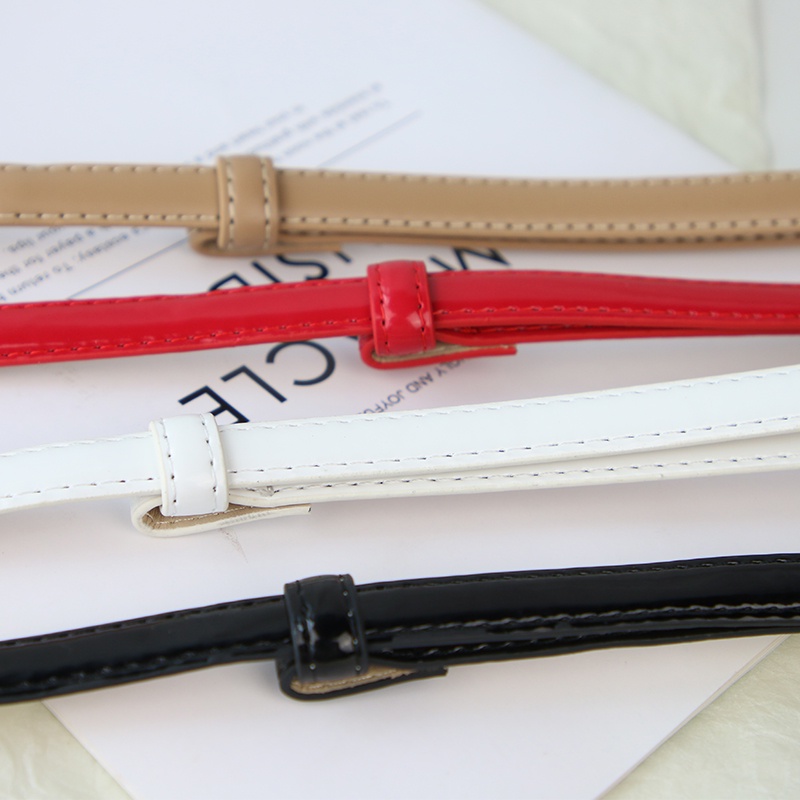 Thắt Lưng Da Khóa Hợp Kim Mạ Vàng Thời Trang Cho Nữ