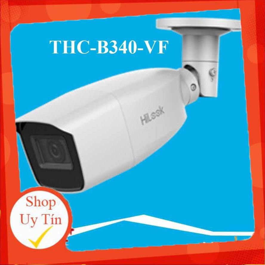 Camera HD-TVI hồng ngoại 4.0 Megapixel HILOOK THC-B340-VF thay đổi tiêu cự - Hàng chính hãng