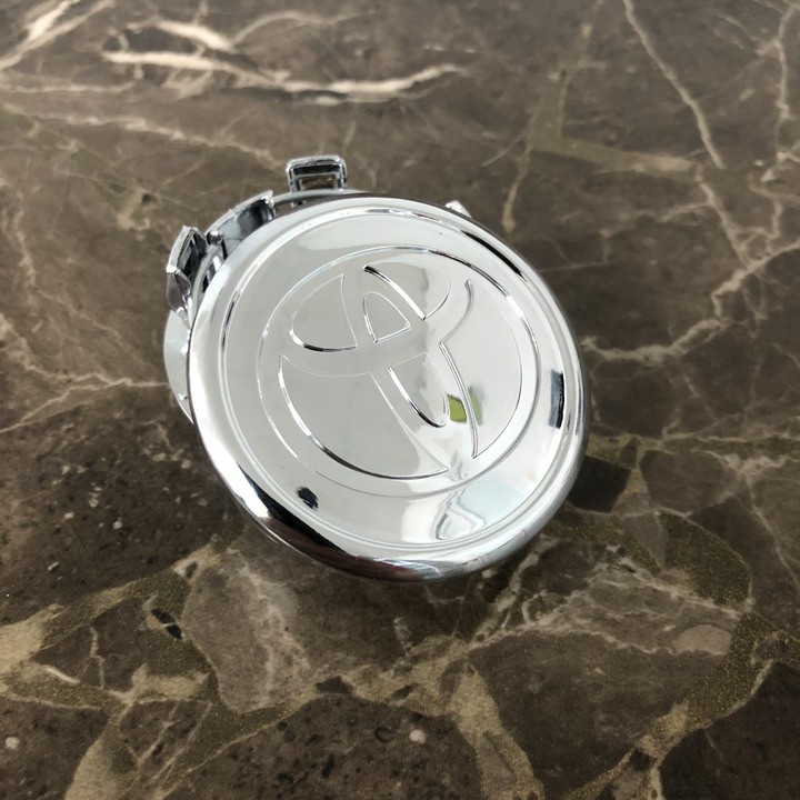 01 chiếc Logo chụp mâm, ốp lazang bánh xe ô tô Toyota 57mm - TY-008