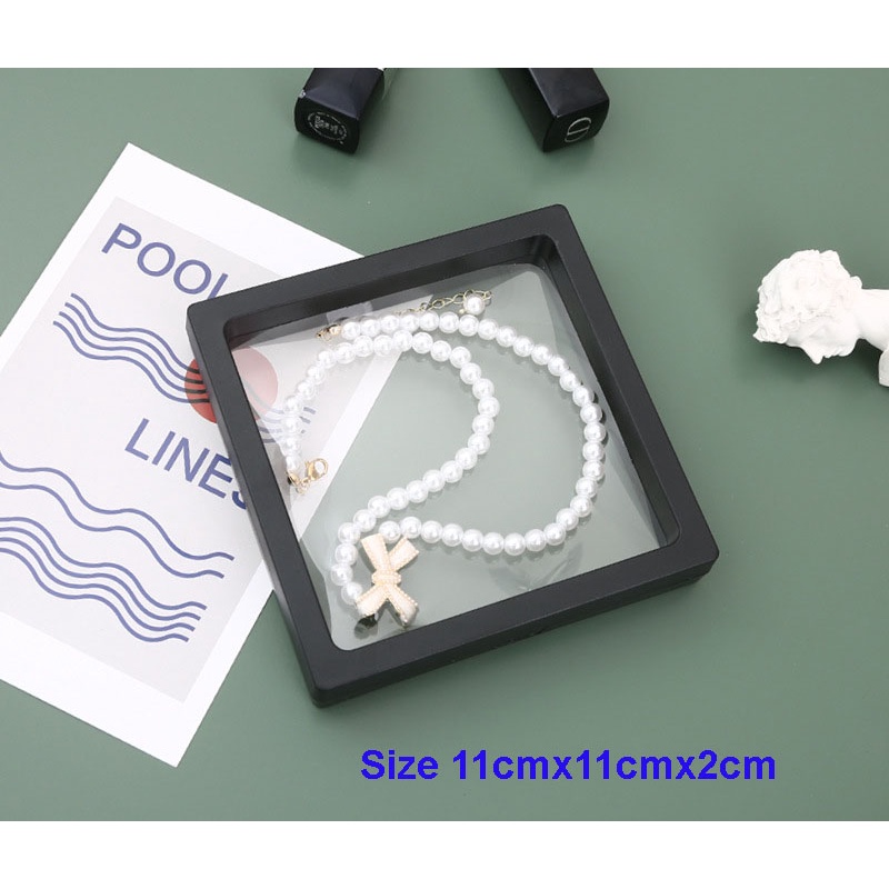 Hộp đựng trang sức phụ kiện nhỏ gọn mặt bọc nhựa PE trong suốt tiện lợi đem đi du lịch - HICKIES LACING SYSTEM