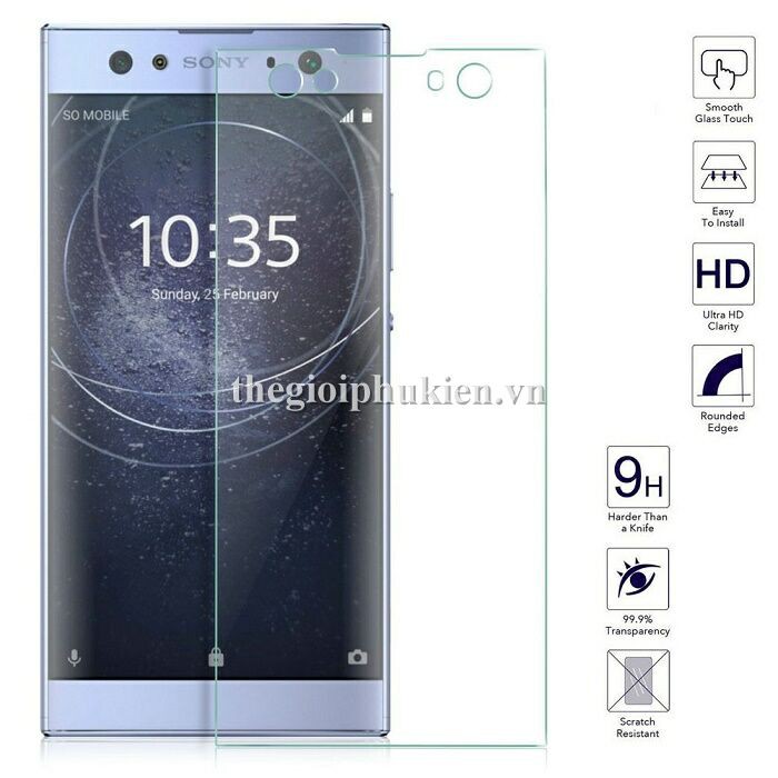 Tấm dán kính cường lực Sony XA2 Ultra hiệu Glass Pro - Không full màn hình