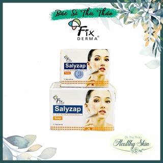 [30-75g] XÀ PHÒNG SALYZAP SOAP FIXDERMA - HỖ TRỢ LÀM SẠCH DA, GIẢM MỤN 30g và 75g