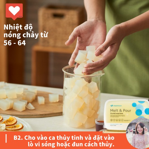 Phôi xà phòng Glycerin 🌿 Tiêu chuẩn hữu cơ ORGANIC 🧽 Xuất xứ UK ✅ [SLS FREE] Làm xà phòng Handmade