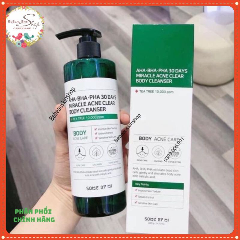 Sữa Tắm Some By Mi AHA-BHA-PHA 30 Days Miracle Acne Clear Body Cleanser Some By Mi