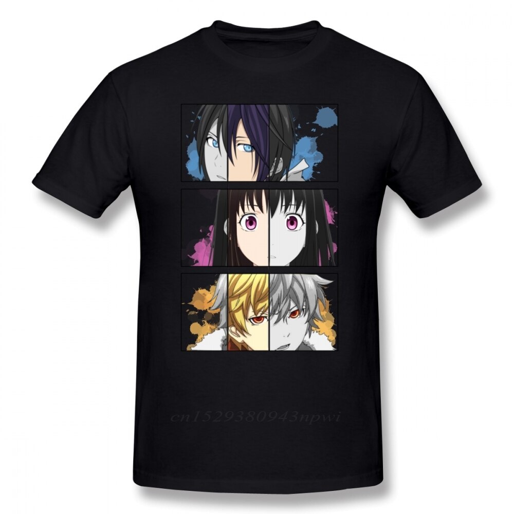 Noragami Áo Noragami Áo Thun In Hình 100% Cotton Áo nam Tay Ngắn Dễ Thương Đi Biển Áo nam Punk Thiết